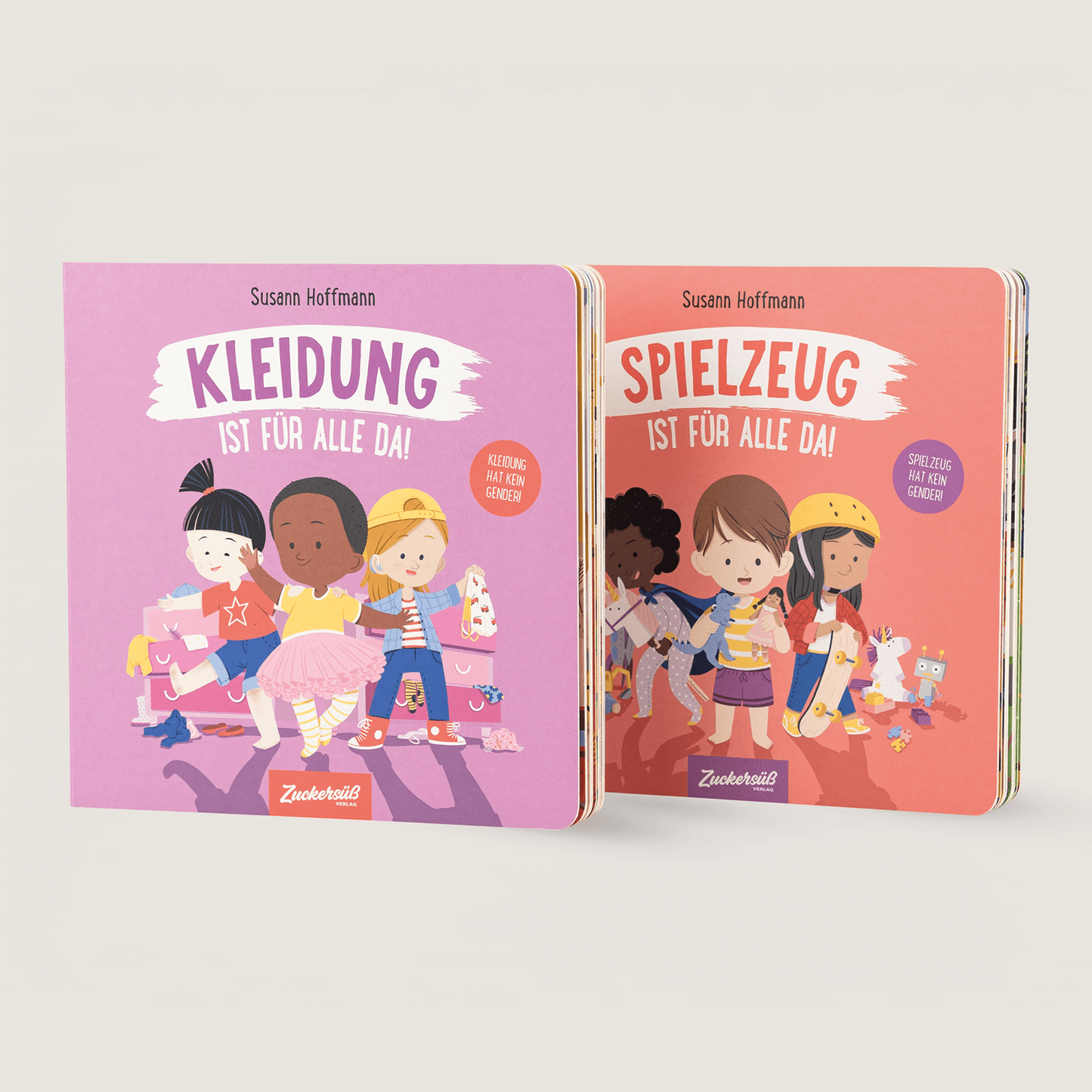 Spielzeug ist für alle da & Kleidung ist für alle da